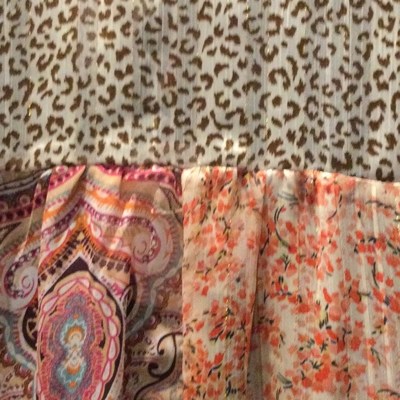 NWT Umgee Peach/Pink Paisley, Leopard Spot & Floral Kimono - Picture 4 of 7